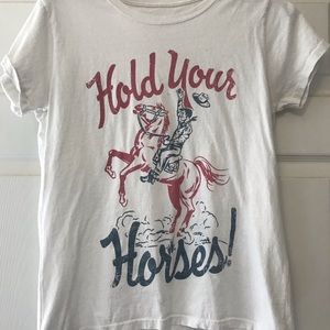 Cute graphic tee - horses
